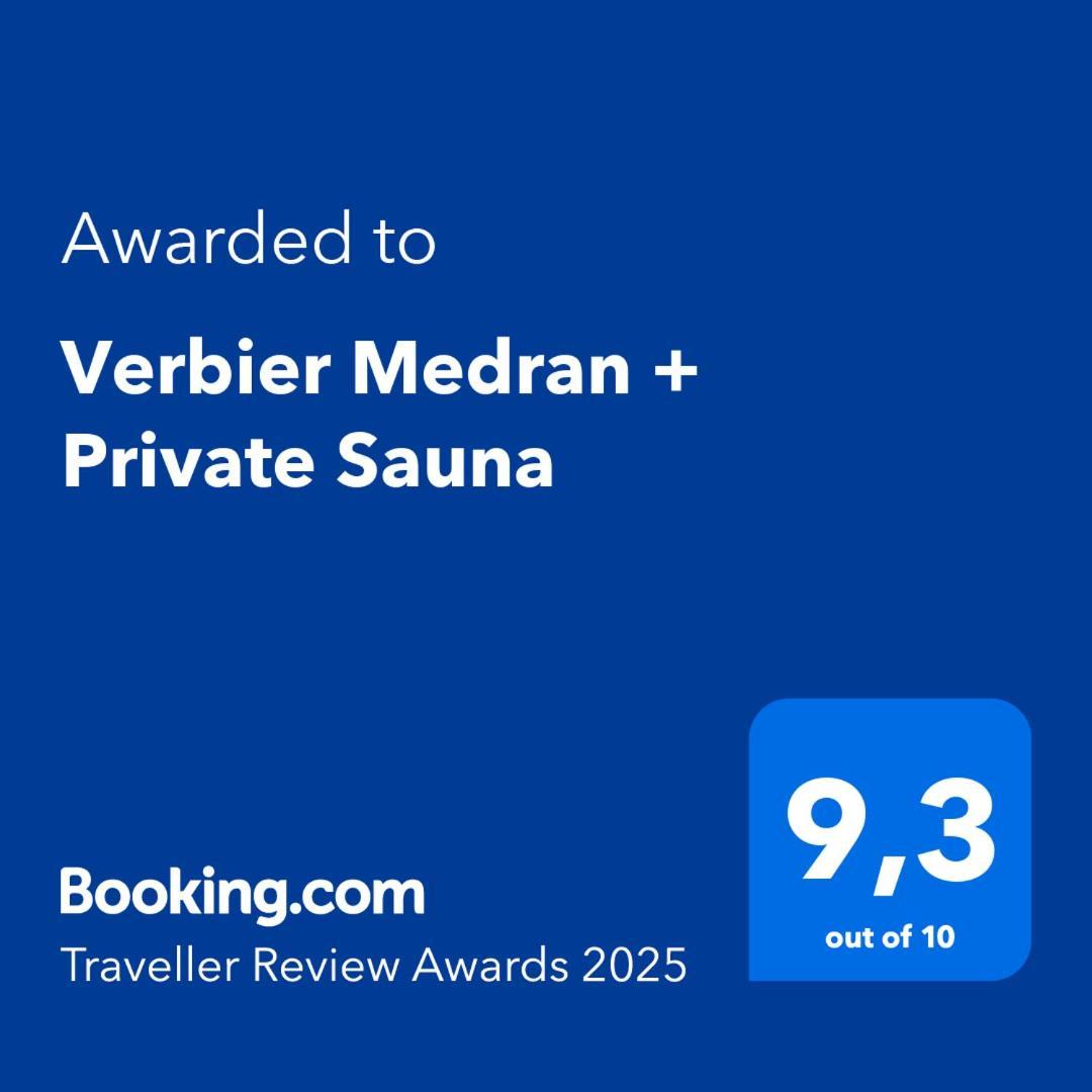 Verbier Medran + Private Sauna ภายนอก รูปภาพ